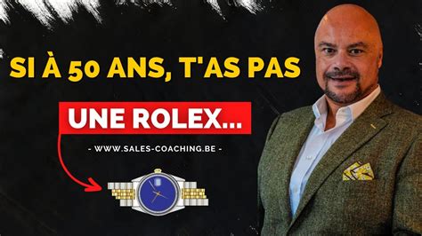 si à 40 ans t'as pas une rolex|qui a dit que je n'ai pas une rolex.